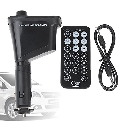 Generici 24 – 018 – 302 auto MP3 Player (Display LCD, FM Transmitter modulatore, telecomando/Slot per schede SD) blu
