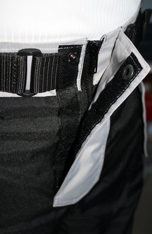germanwear da motociclista Cordura tessile da motociclista Kombi, colore: nero/grigio, taglia: 66