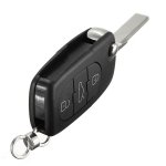 Giallo 3 pulsante Flip telecomando portachiavi Custodia + vergine lama Colucci per Audi A2 A3 A4 A6 A8 TT