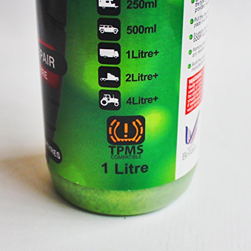 Goop Pneu anti-crevaison Préventif/mastic/1 litre bouteille fabriqué au Royaume-Uni