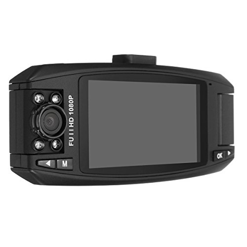 GOZAR 2,7 Pollici Hd Dual Lens Auto Dvr Videocamera Registratore Dash Cam Notte Vison G-Sensore