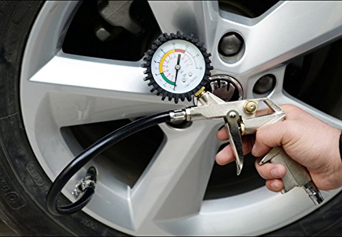 Grandey pressione pneumatici Air gonfiaggio pistola diagnostic-tool Gonfiatore con manometro Big Size auto automatico per compressore