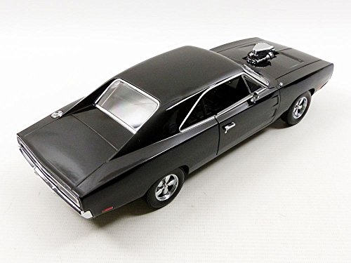 Greenlight Collectibles – Modellino Dodge Doms Charger – Fast And Furious – 1970 – Scala 1/18, 19027, Nero