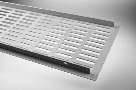 Griglia di Ventilazione in Alluminio - Bianco Verniciato a Polvere - Lunghezza 1500mm - Varie Larghezze - 100 mm