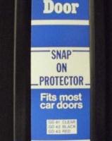 Guard A Door - Protezioni laterali sportelli, piccolo formato, nero