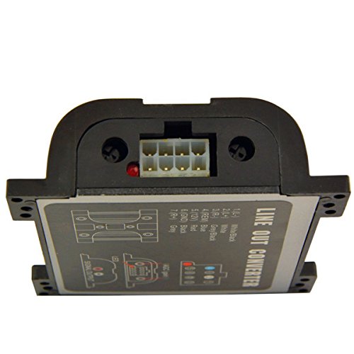 H201 Car Auto Tweeter to RCA Port High Low Amplifier Converter Audio Filter
