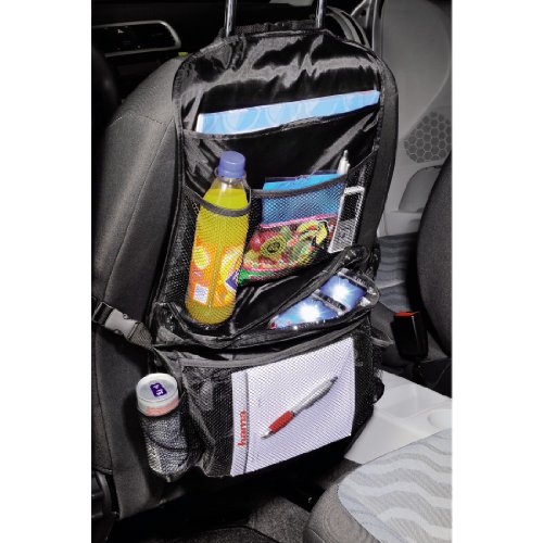 HAMA Organizer per sedile auto con scompartimento isolato, nero (35x8x60)