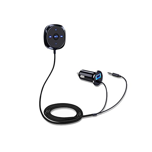 Hands Free Bluetooth FM del modulatore del trasmettitore A2DP Car Kit Trasmettitore Wireless Bluetooth FM MP3 Player 3.5 mm Audio AUX slot per schede di TF con il caricatore dell