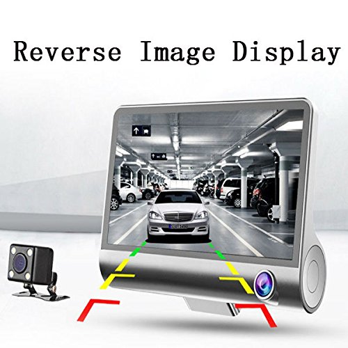 Hangang auto Dash Cam con schermo LCD 10,2 cm FHD 170 gradi grandangolo dashboard telecamera registratore con G-Sensor, WDR, loop recording