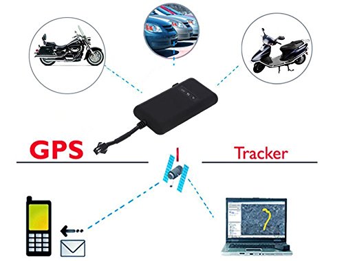 Hangang GPS Tracker,Localizzatore di Veicolo Tracking in tempo reale GPS Locator per Auto, Moto,GSM, SMS, GPS, GPRS, APP, Chiavi antifurto GT02A