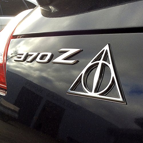 Harry Potter logo emblema, Premium 3D Automotive Decal Sticker flette a completamente Aderisci portatile auto camion moto quasi nulla (oro)