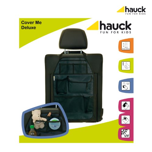 Hauck Deluxe Telo High Quality per Sedile Auto, Tasche Porta Oggetti