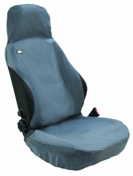 Heavy Duty Design HDD-214 - Coprisedile compatibile con airbag, colore: Grigio