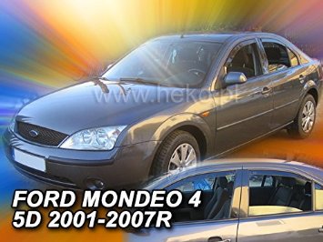 HEKO-15232 anteriore posteriore frangivento per Ford Mondeo 2000 - 2007 5-porte (4 pezzi)