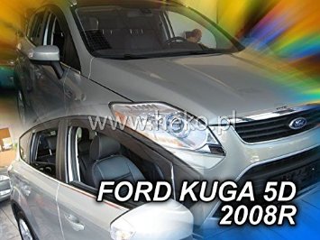 HEKO-15277 anteriore posteriore frangivento compatibile con Ford Kuga 2008 on 5-porta SUV (4 pezzi)
