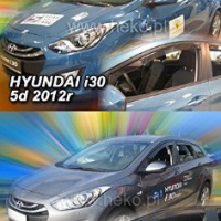 HEKO-17273 frangivento per Hyundai i30 5-porta 2012 On (2 pezzi)