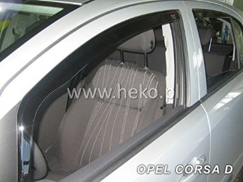 HEKO-25362 (2 pezzi) frangivento per Vauxhall Corsa 2006 - 2009 5-porta Hatchback