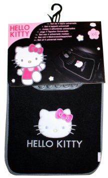 Hello Kitty 077410 4 Tappeti Moquette Universali