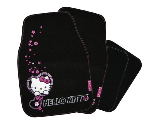 Hello Kitty HK-INN-801 - Set tappetini auto, 4 pezzi