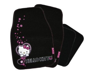 Hello Kitty HK-INN-801 - Set tappetini auto, 4 pezzi