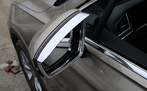 High Flying 2PCS plastica ABS cromato porta lato specchietto pioggia deflettore cornici per auto di VWTG17