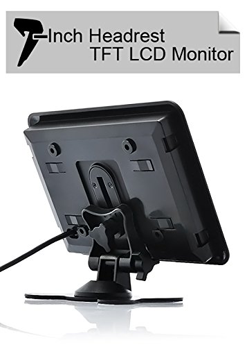 High-tech Place Monitor TFT LCD per auto 7 pollici (Nero)