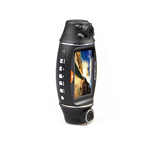 Highdas 2.7"GPS Auto Registratore LCD HD Dual lens Vehicle Video Camera CAR DVR Dash Cam Recorder G-Sensor Nuovo