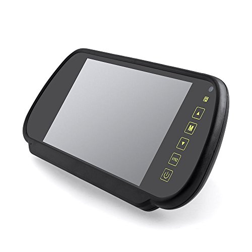 Highdas New 7" Car HD LCD Mirror Monitor + Wireless Rear View Camera Backup Night Vision Specchietto Retrovisore