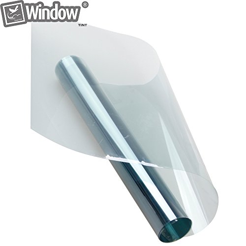 Hoho 101,6 x 152,4 cm azzurro riflettente auto Window Tinting kit finestra pellicole alto isolamento Nano in vetro tinta VLT75%