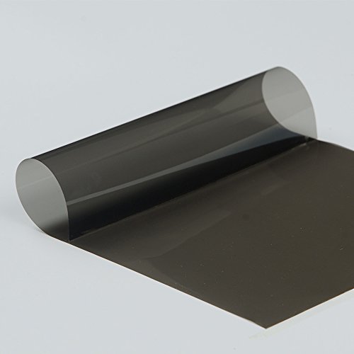 Hoho VLT 35% 4 mil Black Nano Ceramic privacy per finestrini pellicola solare in vetro per auto, residenziale 50,8 x 152,4 cm