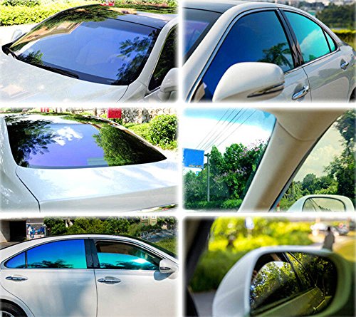 Hoho VLT25% auto Nano Ceramic Chameleon pellicola finestra laterale auto 50,8 cm x 3 m roll per finestrini laterali