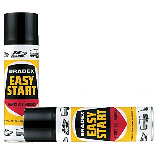 Holts Easystart 2 bombolette Spray lubrificante per motore benzina  per auto/barca Bradex BES1A Easy Start, 300 ml
