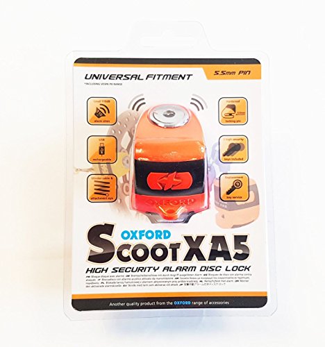 HONDA NC750 x Oxford Scoot XA5 Alarm Disc Lock Security motorcycle Orange LK288