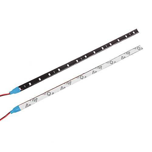 HopeU5®- 2x 60CM 15 1210 SMD LED Strisce strip adesive Flessible Auto 12V impermeabile RGB
