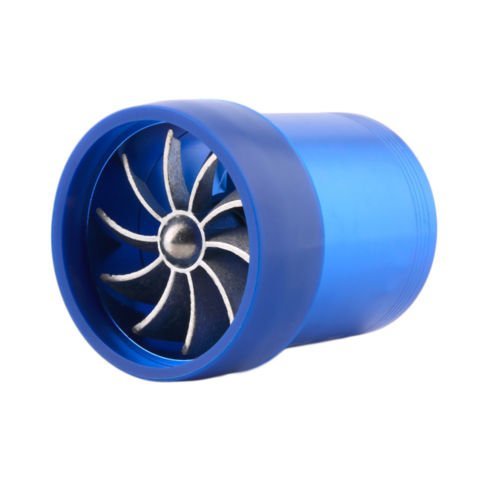 hot-sell f1-z doppia turbina di aspirazione Turbo Air gas Fuel Saver ventilatore Supercharger