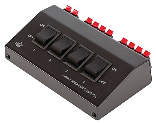 HQ Speaker Control Box 4-Way (PRE Switch-4) 016655 (Gran Bretagna Import)