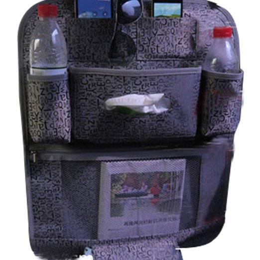 HQdeal Multifunzionale Organizzatore Seggiolino Auto con Tissue Paper Box Car Auto Accessori