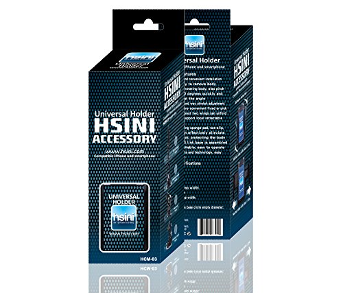 HSINI - Supporto per auto e adattatore caricatore USB universale per smartphone