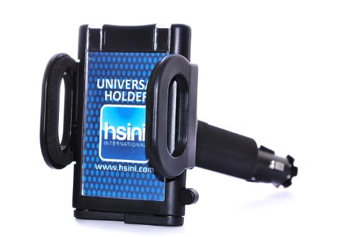 HSINI - Supporto per auto e adattatore caricatore USB universale per smartphone