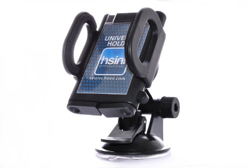 HSINI - Supporto universale multifunzionale per auto, per smartphone, rotazione a 360 gradi