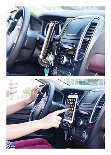 Hypersonic universale CD slot mobile Holder 360 ° auto cellulare supporto per iPhone, Samsung e altri