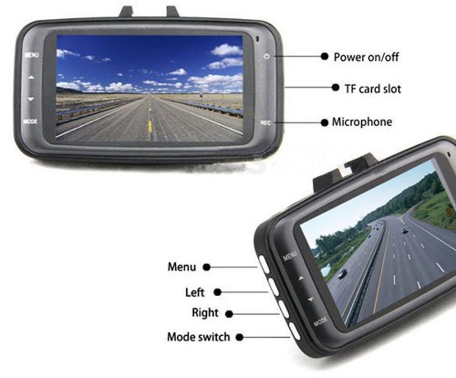 Hyt® Black box auto DVR HD video Car Dash vehicle Recorder 1080p Novatek CPU 3,8 cm videocamera auto DVR GPS Logger G-Sensor Night Vision