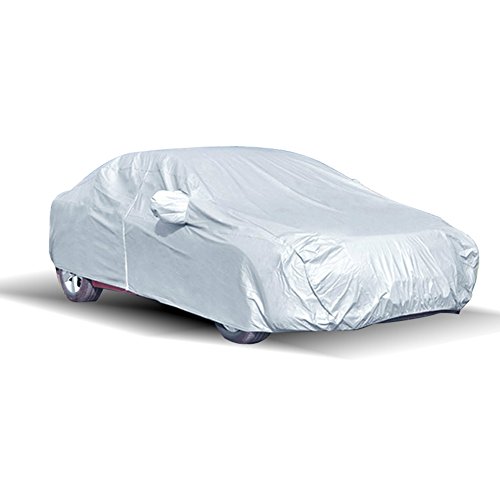 Hzjundasi Argento Alta qualità Universale auto piena Telo copriauto copertura impermeabile UV protezione all