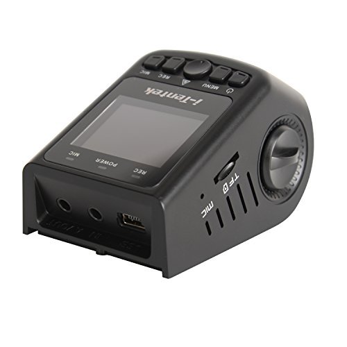 i-Tentek B40 A118C Condensatore Versione GPS Invisibile Dash Cam Videosoveglianza- 170° Angolo di Vista 6G Lenti - Termo-resistenza - Full HD 1080P Auto DVR con G-Sensore WDR Notturna Visione Motion Detection (GPS+ Hardwire Kit)