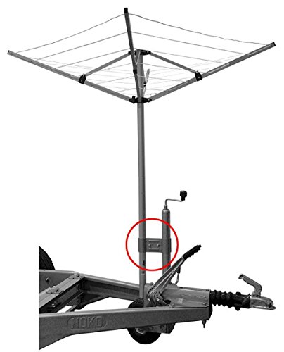 iapyx® - Supporto a rotelle per timone, stendibiancheria o antenna SAT, per roulotte