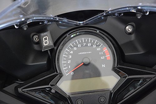 Ider - Indicatore di marcia per moto, Plug & Play, impermeabile, display LED rosso