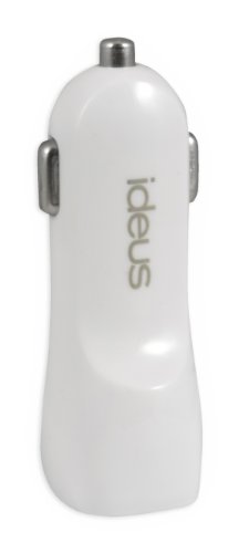 Ideus-Caricatore universale per auto USB, 2,1A/5 V, colore: bianco