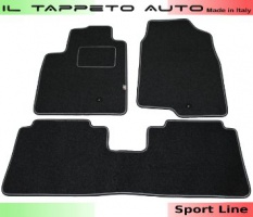 Il Tappeto Auto CESP03403 2006> Tappeti moquette auto su misura antiscivolo 2 clip sport line