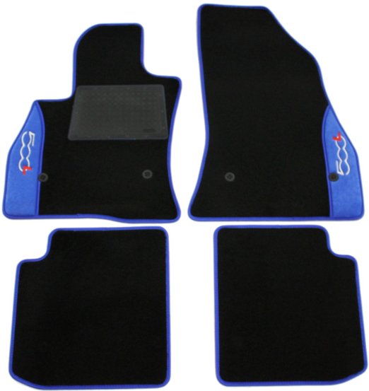 Il Tappeto Auto FI500LCLG 2012> tappeti auto 4 colori a scelta 2 ricami 4clip di fissaggio color line