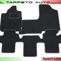 Il Tappeto Auto FISP01005 Tappeti moquette auto su misura antiscivolo 1 clip sport line